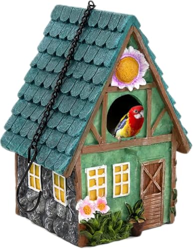 Vogelhaus Indoor Outdoor Kleine Vogelhäuser Geschenke für Vogelliebhaber Hängendes Vogelhaus für Kolibri Bluebird Schwalbe Zaunkönig Vogel Rotkehlchen Vogel Vogelhaus Indoor Outdoor Kleine Vogelhäuser Geschenke für Vogelliebhaber Hängendes Vogelhaus für Kolibri Bluebird Schwalbe Zaunkönig Vogel Rotkehlchen Vogel von Wensdr