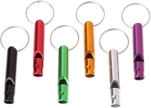 6 Stück bunte Metall-Ultraschall-Hundetrainingspfeifen, Hundepfeifen, die Hunde aufhören zu bellen, Hundepfeifen, die Hunde zu Ihnen kommen lassen, professionelle Rückruf-Hundetrainingspfeifen, 6 Stück bunte Metall-Ultraschall-Hundetrainingspfeifen, Hundepfeifen, die Hunde aufhören zu bellen, Hundepfeifen, die Hunde zu Ihnen kommen lassen, professionelle Rückruf-Hundetrainingspfeifen, von Wentoenapp