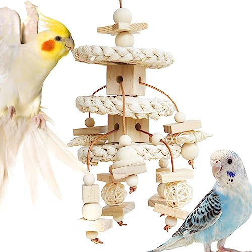 Wepets Toys Papagei Futtersuche Shredder Toys Shred Hängende Futtersuche Spielzeug Mais von Wepets