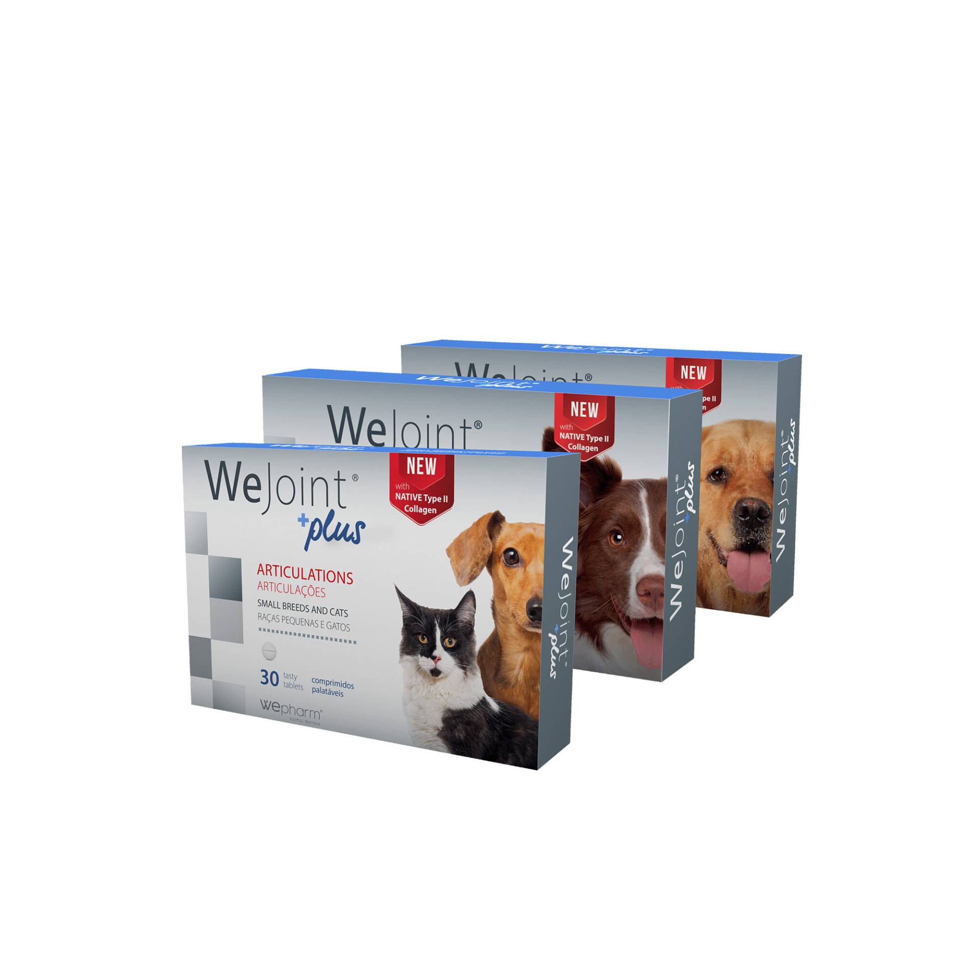 WeJoint Plus - Kleine Hunde und Katzen - 30 Tabletten WeJoint Plus - Kleine Hunde und Katzen - 30 Tabletten von Wepharm