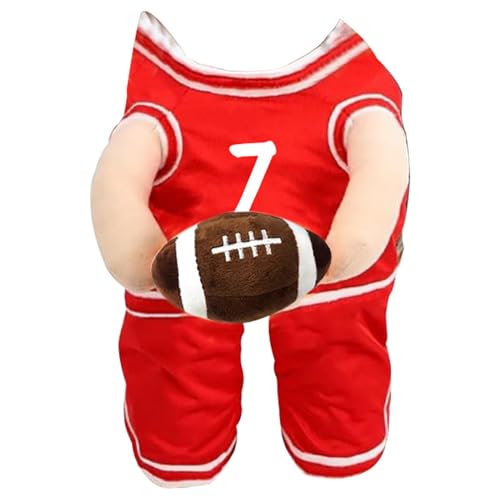 Basketball Kostüm für Hunde mit Ball, Basketballkostüm für Hunde | Basketballtrikot mit Hund mit Ball in der Hand, lustiges sportliches Cosplay-Kleid für Hunde mit verstellbaren Riemen Basketball Kostüm für Hunde mit Ball, Basketballkostüm für Hunde | Basketballtrikot mit Hund mit Ball in der Hand, lustiges sportliches Cosplay-Kleid für Hunde mit verstellbaren Riemen von Weppduk