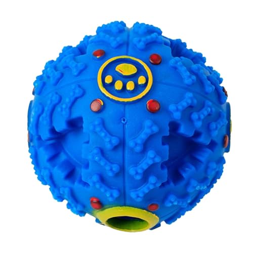 Hundeball mit Lachgeräusch, Hundespielzeug mit Quietschgeräusch, Interaktiver Ball für Hunde zum Zurückbringen mit Sound - Kauspielzeug für kleine, mittelgroße und große Hunde, von Hundeball mit Lachgeräusch, Hundespielzeug mit Quietschgeräusch, Interaktiver Ball für Hunde zum Zurückbringen mit Sound - Kauspielzeug für kleine, mittelgroße und große Hunde, von von Weppduk