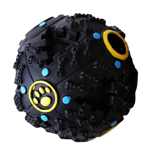 Hundeball mit Lachgeräusch, Hundespielzeug mit Quietschgeräusch, Interaktiver Ball für Hunde zum Zurückbringen mit Sound - Kauspielzeug für kleine, mittelgroße und große Hunde, von Hundeball mit Lachgeräusch, Hundespielzeug mit Quietschgeräusch, Interaktiver Ball für Hunde zum Zurückbringen mit Sound - Kauspielzeug für kleine, mittelgroße und große Hunde, von von Weppduk