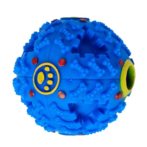 Hundekicherball – praktischer interaktiver Apportierball für Hunde mit Ton, aktiver Rollball, Hundefutterspielzeug, Kauspielzeug für Haustiere, Puzzleball für kleine, mittelgroße und große Hunde Hundekicherball – praktischer interaktiver Apportierball für Hunde mit Ton, aktiver Rollball, Hundefutterspielzeug, Kauspielzeug für Haustiere, Puzzleball für kleine, mittelgroße und große Hunde von Weppduk