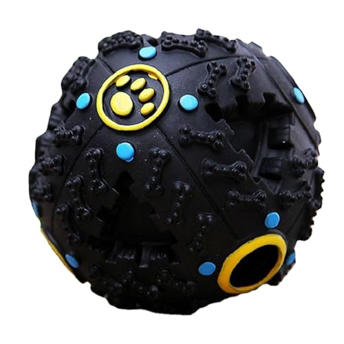Hundekicherball – praktischer interaktiver Apportierball für Hunde mit Ton, aktiver Rollball, Hundefutterspielzeug, Kauspielzeug für Haustiere, Puzzleball für kleine, mittelgroße und große Hunde Hundekicherball – praktischer interaktiver Apportierball für Hunde mit Ton, aktiver Rollball, Hundefutterspielzeug, Kauspielzeug für Haustiere, Puzzleball für kleine, mittelgroße und große Hunde von Weppduk