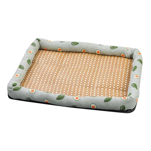 Kühlmatten Für Hunde – 40 Cm X 30 Cm Tragbare Eispad-Matten | Einfach Zu Verwendende Kühlende Katzenmatte| Rattan-Kühlmatte Für Haustiere Für Haustierzubehör, Käfige, Zwinger, Betten, Sofas Und Andere von Weppduk