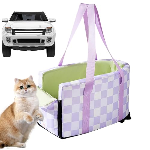 Weppduk Autositz für Hunde, Autositz für Haustiere, Autositz für Hunde mit Mittelkonsole, Cartoon, tragbarer Sicherheitssitz, niedlicher Autositz für Weppduk Autositz für Hunde, Autositz für Haustiere, Autositz für Hunde mit Mittelkonsole, Cartoon, tragbarer Sicherheitssitz, niedlicher Autositz für von Weppduk