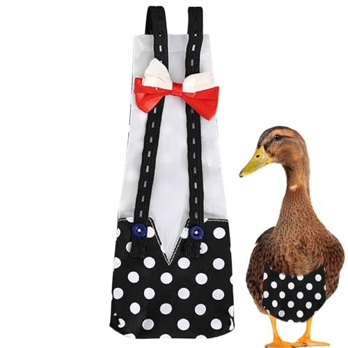 Weppduk Hühnerwindeln, Windeln für Enten - Geflügelwindeln für Haustiere,Wiederverwendbare Entenwindeln mit Fliege, waschbarer, bedruckter Stoff, Haustier- und Geflügelwindeln Weppduk Hühnerwindeln, Windeln für Enten - Geflügelwindeln für Haustiere,Wiederverwendbare Entenwindeln mit Fliege, waschbarer, bedruckter Stoff, Haustier- und Geflügelwindeln von Weppduk