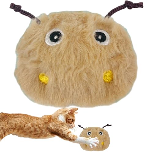Weppduk Plüschtier für Katzen, Plüschtier für Hunde, lustiges Quietschspielzeug, weiches und bequemes Design - Eingebaute Katzenparfüm-Packung des Comic-Plüschspielzeugs, die für eine Weppduk Plüschtier für Katzen, Plüschtier für Hunde, lustiges Quietschspielzeug, weiches und bequemes Design - Eingebaute Katzenparfüm-Packung des Comic-Plüschspielzeugs, die für eine von Weppduk