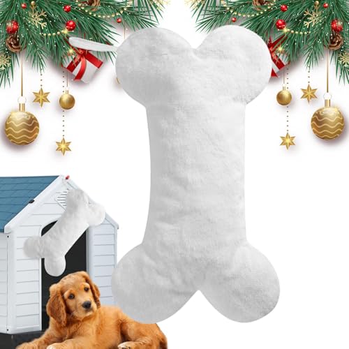 Weppduk Weihnachten Hundestrümpfe, Knochenform Plüsch Strümpfe Tasche Weihnachtsstrumpf, Bestickte Süßigkeiten Haltesack Niedliche Weihnachtssocke Dekoration für Hunde Katzen Weppduk Weihnachten Hundestrümpfe, Knochenform Plüsch Strümpfe Tasche Weihnachtsstrumpf, Bestickte Süßigkeiten Haltesack Niedliche Weihnachtssocke Dekoration für Hunde Katzen von Weppduk