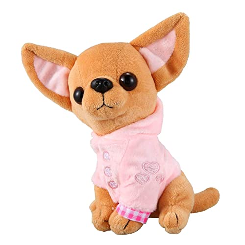 Weqizuerqi 17 cm Hundespielzeug Chihuahua aus Plüsch, weiches Plüschtier für Welpen, Plüsch, Welpen, Plüsch, Chihuahua, Plüsch, bester Freund Weqizuerqi 17 cm Hundespielzeug Chihuahua aus Plüsch, weiches Plüschtier für Welpen, Plüsch, Welpen, Plüsch, Chihuahua, Plüsch, bester Freund von Weqizuerqi