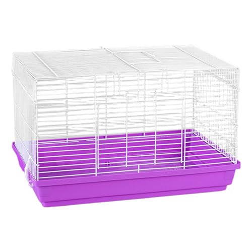 Weqizuerqi 47x30x30 cm Hamsterkäfig Hamster Cage Meerschweinchenkäfig Chinchilla Käfig Nagerkäfig Mit ABS Chassis Kleines Haustierzubehör Für Drinnen Und Draußen von Weqizuerqi