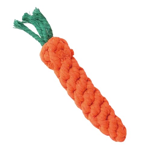Weqizuerqi Cat Carrot Toy, Karottenkatze Spielzeug, Zähneputzspielzeug, Reinigungsseil Interaktive Karotten -Karotten -Teether für Langeweile Relief Outdoor -Spielanreicherung von Weqizuerqi