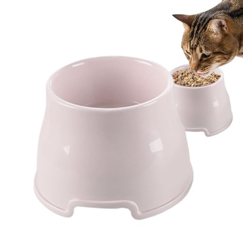 Weqizuerqi Katzenfutterschale, Hundwasserschale | Katzenfutterschalen erhöht - Anti-Rutsch ergonomische Haustier-Fütterungsversorgung für große mittelgroße Hunde Welpen Kätzchen Outdoor von Weqizuerqi