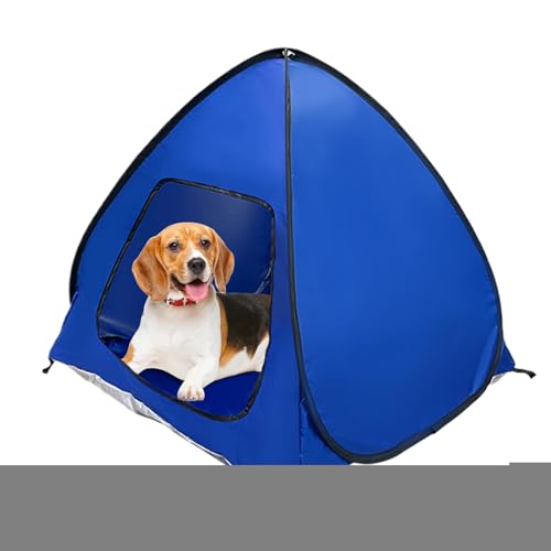 Weqizuerqi Katzenzelt für Camping, faltbares Haustierhaus, wasserdichter Unterschlupf, Haustierbedarf, Katzen-Hundezelt für Rasen, Ausflüge, Camping, Picknick, Terrasse, Gartenaktivitäten von Weqizuerqi