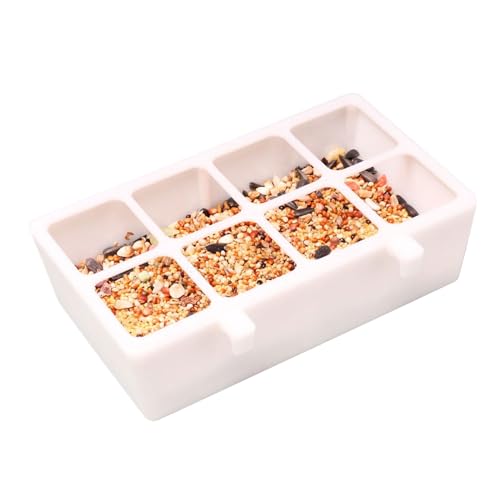 Weqizuerqi Vogel-Wasserspender – 8-Gitter Sittich-Wasserspender | Sittichzubehör für , Innenhof, Terrasse, Decktür, Balkon, Hof, Garten, Outdoor, Indoor Weqizuerqi Vogel-Wasserspender – 8-Gitter Sittich-Wasserspender | Sittichzubehör für , Innenhof, Terrasse, Decktür, Balkon, Hof, Garten, Outdoor, Indoor von Weqizuerqi