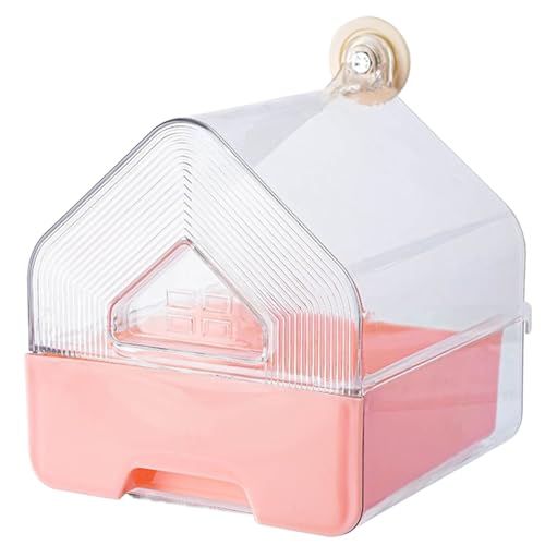 Weqizuerqi Vogelbad Box - Sittich Futterspender Käfigzubehör | Transparente Duschbox Für Nymphensittich Unzertrennlicher Kanarienvogel Wellensittich Haubenmaina Weqizuerqi Vogelbad Box - Sittich Futterspender Käfigzubehör | Transparente Duschbox Für Nymphensittich Unzertrennlicher Kanarienvogel Wellensittich Haubenmaina von Weqizuerqi