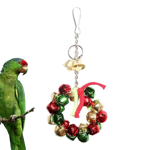 Weqizuerqi Vogelglockenspielzeug,Vogelkäfigglocken | Papageien-Kauspielzeug | Vogelkäfig-Spielzeug, Eisenglocken für Sittiche, Sittiche, Liebesvögel, Finken, Mynah, halten Vögel beschäftigt Weqizuerqi Vogelglockenspielzeug,Vogelkäfigglocken | Papageien-Kauspielzeug | Vogelkäfig-Spielzeug, Eisenglocken für Sittiche, Sittiche, Liebesvögel, Finken, Mynah, halten Vögel beschäftigt von Weqizuerqi