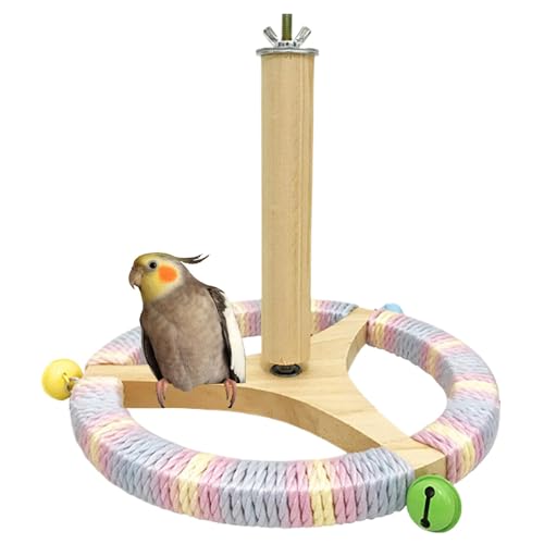 Weqizuerqi Vogelkäfigstange Spielzeug Sitzstange Vogelbank Vogelhalter - Perrot Perch Perch Perch Interactive Parkeet Toy - Rotierende Anreicherung Käfig Zubehör Weqizuerqi Vogelkäfigstange Spielzeug Sitzstange Vogelbank Vogelhalter - Perrot Perch Perch Perch Interactive Parkeet Toy - Rotierende Anreicherung Käfig Zubehör von Weqizuerqi