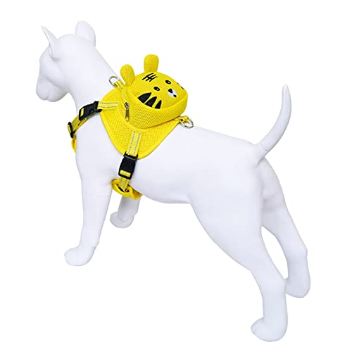 Werwing Hundegeschirr-Rucksack – verstellbar, atmungsaktiv, Tiger-Design, Hundesatteltasche, perfekt für Welpen, Outdoor, Reisen, Wandern Werwing Hundegeschirr-Rucksack – verstellbar, atmungsaktiv, Tiger-Design, Hundesatteltasche, perfekt für Welpen, Outdoor, Reisen, Wandern von Werwing