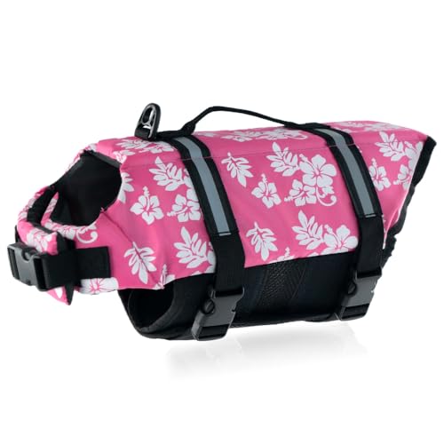 Werwing Hundeschwimmweste, leicht anzubringen, verstellbarer Gürtel mit reflektierenden Streifen, hoher Auftrieb, Schwimmweste für kleine und mittelgroße Hunde, Katzen, Sicherheits-Badeanzug zum Werwing Hundeschwimmweste, leicht anzubringen, verstellbarer Gürtel mit reflektierenden Streifen, hoher Auftrieb, Schwimmweste für kleine und mittelgroße Hunde, Katzen, Sicherheits-Badeanzug zum von Werwing