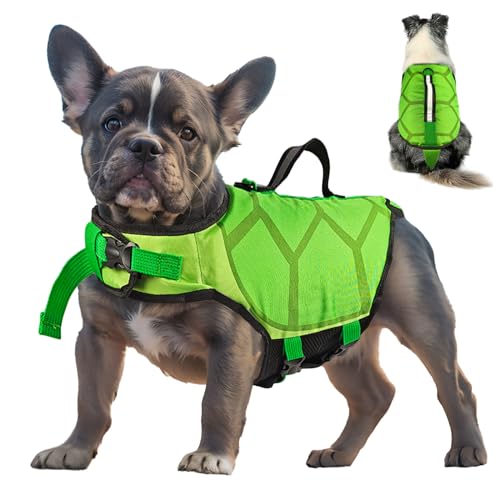 Werwing Leichte Schwimmweste für Hunde – verstellbare, reflektierende Schwimmweste mit Rettungsgriff für kleine, mittelgroße Hunde | Sicherheitsausrüstung für Schwimmen, Bootfahren und Strandabenteuer Werwing Leichte Schwimmweste für Hunde – verstellbare, reflektierende Schwimmweste mit Rettungsgriff für kleine, mittelgroße Hunde | Sicherheitsausrüstung für Schwimmen, Bootfahren und Strandabenteuer von Werwing
