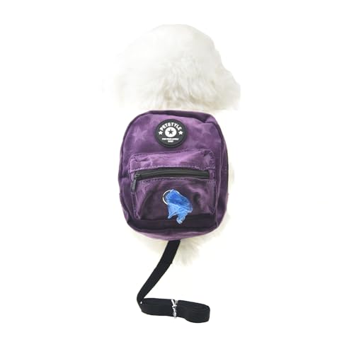 Werwing Multifunktionaler Hunderucksack mit verstellbarem Geschirr – Taschen, Kotbeutelhalter & Leine für kleine/mittelgroße Hunde, leichter Hunde-Büchertaschen-Stil für Spaziergänge, Reisen, Wandern Werwing Multifunktionaler Hunderucksack mit verstellbarem Geschirr – Taschen, Kotbeutelhalter & Leine für kleine/mittelgroße Hunde, leichter Hunde-Büchertaschen-Stil für Spaziergänge, Reisen, Wandern von Werwing