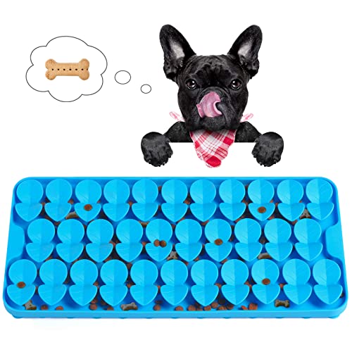Werwing Silikon Schnüffelmatte für Große Hunde - Slow Feeder Leckmatte mit Saugnäpfen für Geruchstraining & Angstlinderung, Spülmaschinenfestes Hundeanreicherungsspielzeug von Werwing