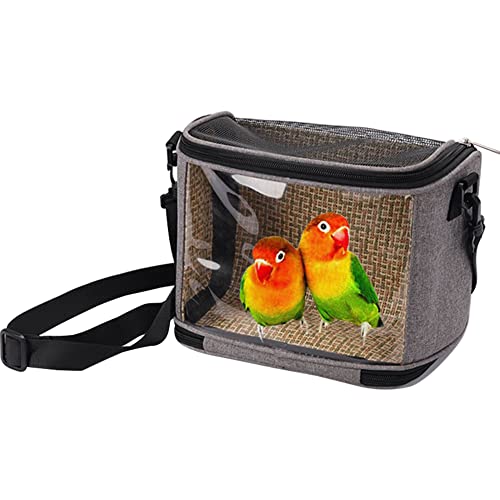 Werwing Vogelreisekäfig-Tragerucksack – strapazierfähiges Segeltuch & atmungsaktives Design für Sittiche, Sittiche, Sittiche und kleine Vögel | Tragbarer Mehrzweckträger mit klarem Sichtfenster Werwing Vogelreisekäfig-Tragerucksack – strapazierfähiges Segeltuch & atmungsaktives Design für Sittiche, Sittiche, Sittiche und kleine Vögel | Tragbarer Mehrzweckträger mit klarem Sichtfenster von Werwing
