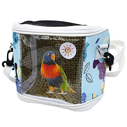 Werwing Vogelreisekäfig-Tragetasche – Tragbarer Transpet-Rucksack für Papageien, Sittiche und kleine Vögel | abnehmbares, atmungsaktives Design mit transparentem PVC-Fenster Werwing Vogelreisekäfig-Tragetasche – Tragbarer Transpet-Rucksack für Papageien, Sittiche und kleine Vögel | abnehmbares, atmungsaktives Design mit transparentem PVC-Fenster von Werwing