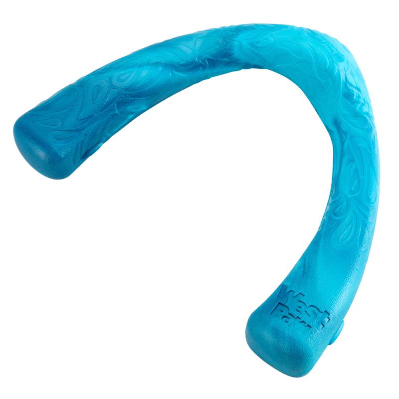 West Paw Wurfspielzeug Seaflex Snorkl blau, Maße: ca. 21 x 16 cm von West Paw
