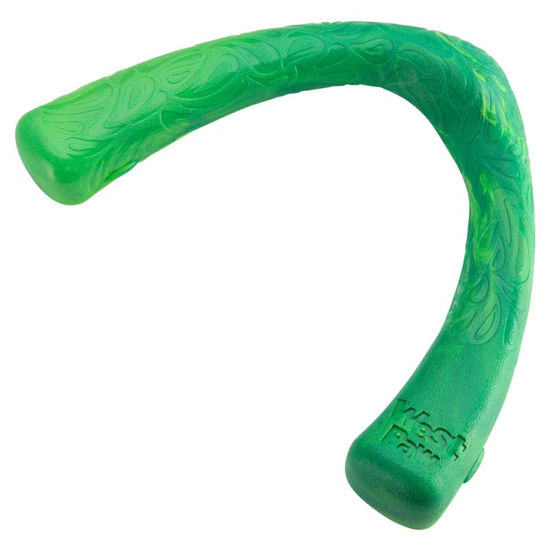 West Paw Wurfspielzeug Seaflex Snorkl grün, Maße: ca. 21 x 16 cm von West Paw