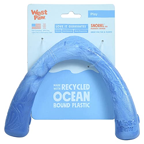 WestPaw Dog Spielzeug Seaflex Snorkl L blau von WEST PAW