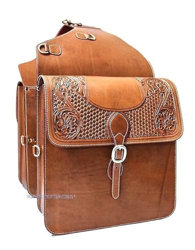 Western Imports Satteltasche Leder, braun von Western Imports