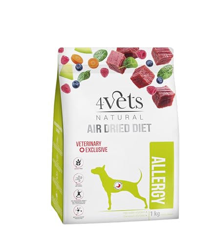 Westho Petfood | 4Vets Allergy 1 kg Trockenfutter für Hunde | Getreidefrei | Bei Allergien & Unverträglichkeiten | Hundefutter von Tierärzten von Westho