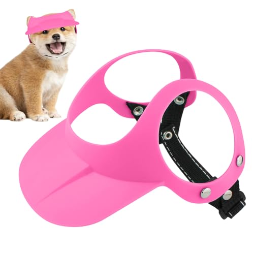 Hunde Baseballmütze, Sommer Hund Sonnenschutz, Verstellbar Hund Sonnenschutz Hut Sonnenhüte mit Ohrlöchern, Haustier Kopfbedeckung für kleine mittelgroße Hunde Reisesport von Wezalget