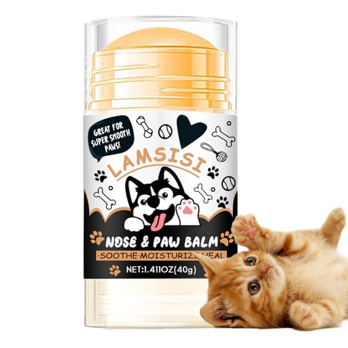 Hundepfoten-Balsam, natürliche und feuchtigkeitsspendende Creme gegen rissige und Nase, 40 g Hundepfoten-Balsam, natürliche und feuchtigkeitsspendende Creme gegen rissige und Nase, 40 g von Wezalget