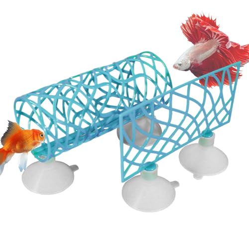 Wezalget Betta Hängematten-Bett | Schlafender Fisch-Schwimmtunnel | langes Schwimmen-Tank-Zubehör für Betta-Fische, kleine Fische von Wezalget