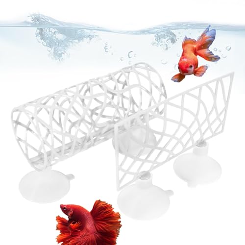 Wezalget Betta Versteck-Schwimmtunnel, langes Schwimmbad, Zubehör für Betta-Fische, kleine Fische von Wezalget