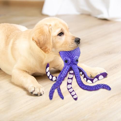 Wezalget Hundespielzeug, Plüschspielzeug Für Hunde, Beisspielzeug Mit Quietschfunktion Interaktiv Für Drinnen Reisen Garten Pool Spielzeit von Wezalget