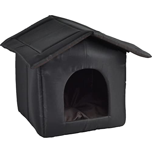 Wezalget Isoliertes Katzenhaus für den Außenbereich – warme Katzenbetthöhle, wasserdichte Oxford-Tuch-Haustierunterstände | rutschfeste Unterseite, abnehmbare Hundehütte für Katzen im Freien, Wezalget Isoliertes Katzenhaus für den Außenbereich – warme Katzenbetthöhle, wasserdichte Oxford-Tuch-Haustierunterstände | rutschfeste Unterseite, abnehmbare Hundehütte für Katzen im Freien, von Wezalget