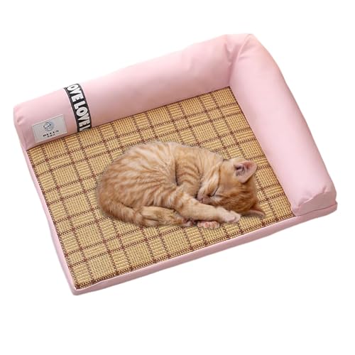 Wezalget Kühlmatte für Katzen - Waschbare Isomatte | Abnehmbare Katzenmatte, Haustier Kühlkissen, Antihaft-Isomatte, Sommer Kühlmatte für Zwinger, Kisten, Betten Wezalget Kühlmatte für Katzen - Waschbare Isomatte | Abnehmbare Katzenmatte, Haustier Kühlkissen, Antihaft-Isomatte, Sommer Kühlmatte für Zwinger, Kisten, Betten von Wezalget