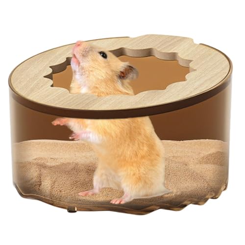Wezalget Sandbadebox für Hamster | Transparente Hamsterbadebox Tragbare Hamsterbadezimmerbox Hamstersandbadbehälter Hamsterbadewannenbox, für Kleintiere Hamsterkäfigzubehör Wezalget Sandbadebox für Hamster | Transparente Hamsterbadebox Tragbare Hamsterbadezimmerbox Hamstersandbadbehälter Hamsterbadewannenbox, für Kleintiere Hamsterkäfigzubehör von Wezalget