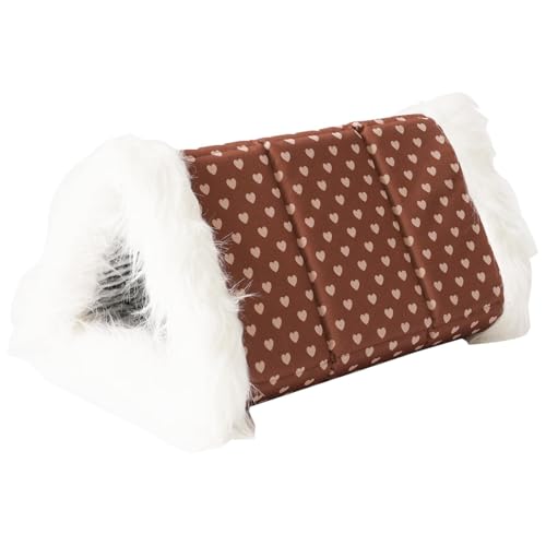Wezalget Winter-Katzenhöhle, warmes, faltbares, halbgeschlossenes Haustierhaus, halbgeschlossen, abnehmbar, waschbar, Winter-Welpenbett für faltbares Haustier-Spielkissen Wezalget Winter-Katzenhöhle, warmes, faltbares, halbgeschlossenes Haustierhaus, halbgeschlossen, abnehmbar, waschbar, Winter-Welpenbett für faltbares Haustier-Spielkissen von Wezalget