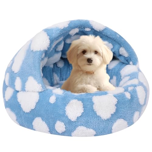 Cozy Nook waschbares Hunde- und Katzenbett für kleine Haustiere, bis zu 5,4 kg, rutschfest, Blau, 50,8 x 50,8 cm Cozy Nook waschbares Hunde- und Katzenbett für kleine Haustiere, bis zu 5,4 kg, rutschfest, Blau, 50,8 x 50,8 cm von WgoogW