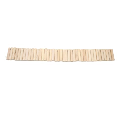 Hamster Leiter Brücke,Holzzaun,Flexible Biegbare Holzbrücke,Hölzerner Kletterspielzeug Spielzeug Für Meerschweinchen Ratten Rennmäuse Maus,Natürliches Versteck Kleintiere,Holzfarbe,6X50CM Hamster Leiter Brücke,Holzzaun,Flexible Biegbare Holzbrücke,Hölzerner Kletterspielzeug Spielzeug Für Meerschweinchen Ratten Rennmäuse Maus,Natürliches Versteck Kleintiere,Holzfarbe,6X50CM von Whakano