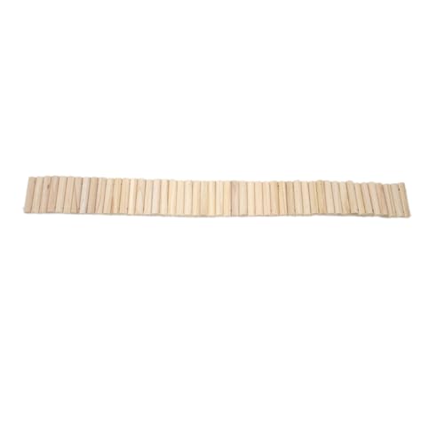 Hamster Leiter Brücke,Holzzaun,Flexible Biegbare Holzbrücke,Hölzerner Kletterspielzeug Spielzeug Für Meerschweinchen Ratten Rennmäuse Maus,Natürliches Versteck Kleintiere,Holzfarbe,6X60CM Hamster Leiter Brücke,Holzzaun,Flexible Biegbare Holzbrücke,Hölzerner Kletterspielzeug Spielzeug Für Meerschweinchen Ratten Rennmäuse Maus,Natürliches Versteck Kleintiere,Holzfarbe,6X60CM von Whakano