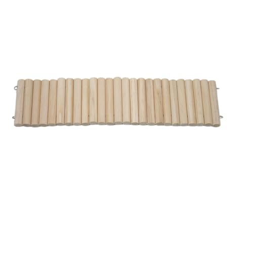 Hamster Leiter Brücke,Holzzaun,Flexible Biegbare Holzbrücke,Hölzerner Kletterspielzeug Spielzeug Für Meerschweinchen Ratten Rennmäuse Maus,Natürliches Versteck Kleintiere,Holzfarbe,7,5X30CM Hamster Leiter Brücke,Holzzaun,Flexible Biegbare Holzbrücke,Hölzerner Kletterspielzeug Spielzeug Für Meerschweinchen Ratten Rennmäuse Maus,Natürliches Versteck Kleintiere,Holzfarbe,7,5X30CM von Whakano