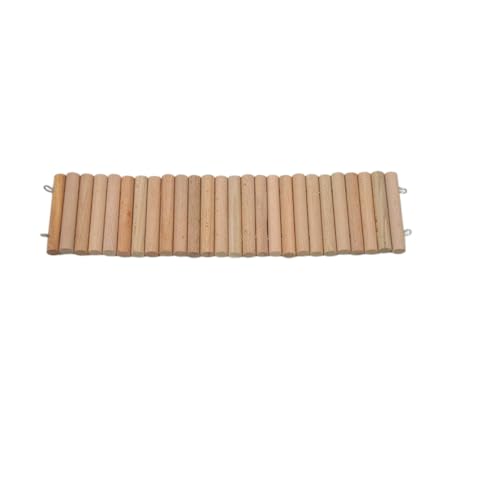 Hamster Leiter Brücke,Holzzaun,Flexible Biegbare Holzbrücke,Hölzerner Kletterspielzeug Spielzeug Für Meerschweinchen Ratten Rennmäuse Maus,Natürliches Versteck Kleintiere,Holzfarbe,7,5X30cm Hamster Leiter Brücke,Holzzaun,Flexible Biegbare Holzbrücke,Hölzerner Kletterspielzeug Spielzeug Für Meerschweinchen Ratten Rennmäuse Maus,Natürliches Versteck Kleintiere,Holzfarbe,7,5X30cm von Whakano