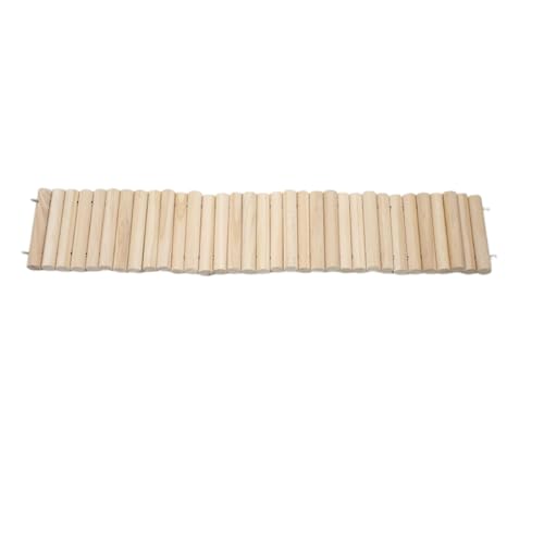 Hamster Leiter Brücke,Holzzaun,Flexible Biegbare Holzbrücke,Hölzerner Kletterspielzeug Spielzeug Für Meerschweinchen Ratten Rennmäuse Maus,Natürliches Versteck Kleintiere,Holzfarbe,7,5X40CM Hamster Leiter Brücke,Holzzaun,Flexible Biegbare Holzbrücke,Hölzerner Kletterspielzeug Spielzeug Für Meerschweinchen Ratten Rennmäuse Maus,Natürliches Versteck Kleintiere,Holzfarbe,7,5X40CM von Whakano